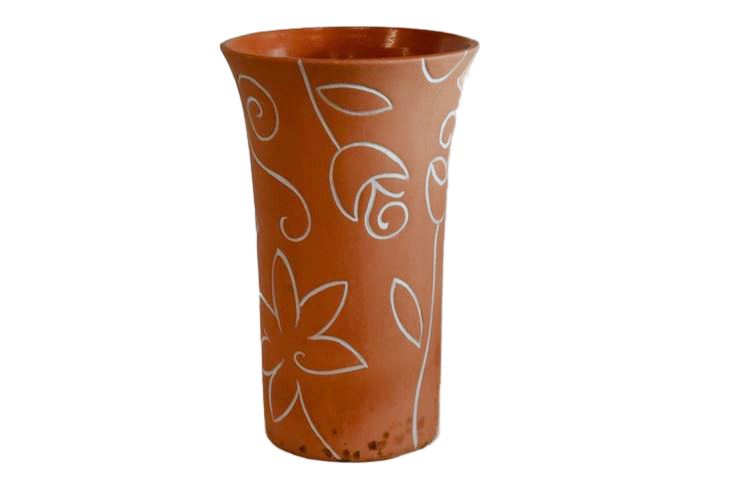 Floral Pattern Pottery vase