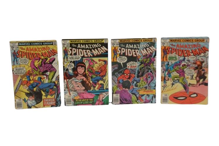 Marvel Comics Spider-Man #179 #177 #180 #178