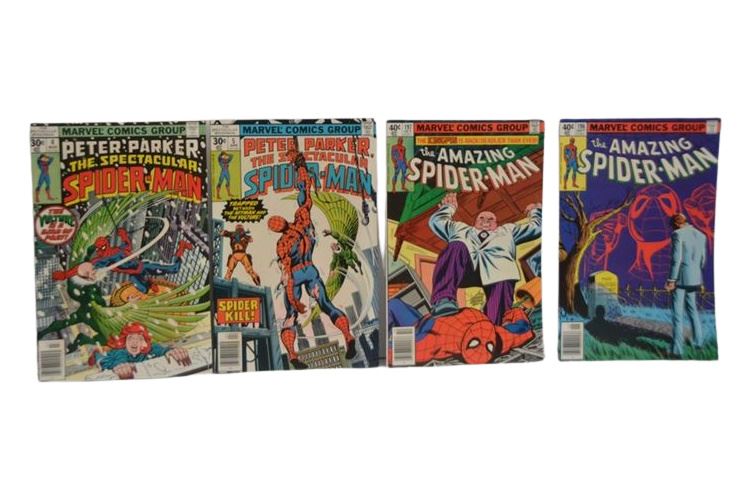 Four (4) Marvel Spider-Man Comics ( The Spectacular & The Amazing Spider-Man)
