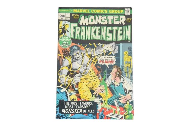 1973 THE MONSTER OF FRANKENSTEN #1 MARVEL COMICS