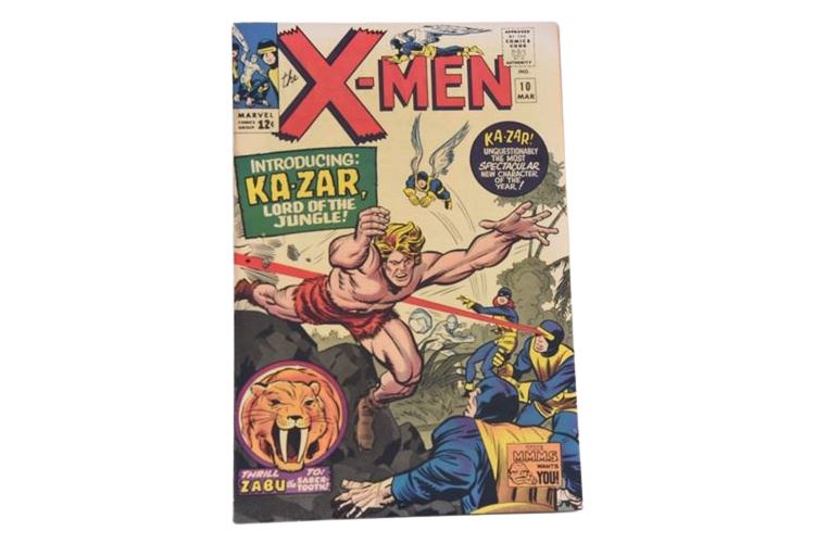 X-Men #10 (1965) 1st Ka-Zar and Zabu in Silver Age