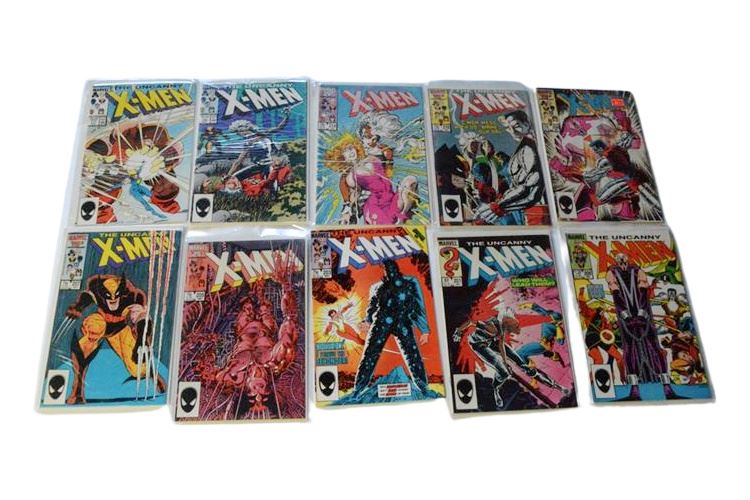 Ten X-Men Comic Books 200 201 205 210 203 207 209 216 214