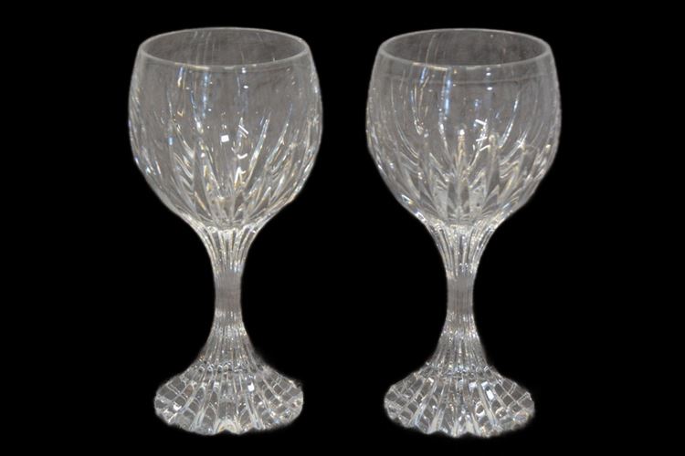 Pair Baccarat Massena Wine glass