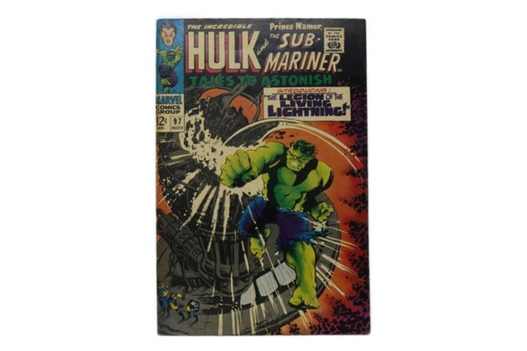 Tales to Astonish #97 (1967) Sub-Mariner And The Incredible Hulk Silver Age XMen
