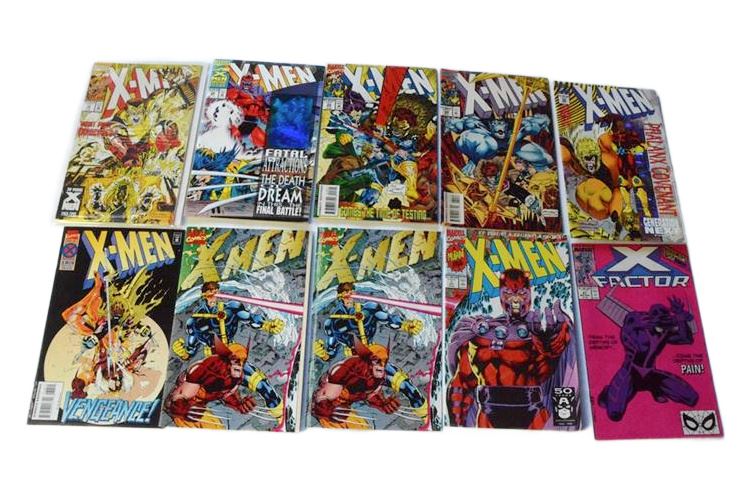 Ten (10) X-Men Comics