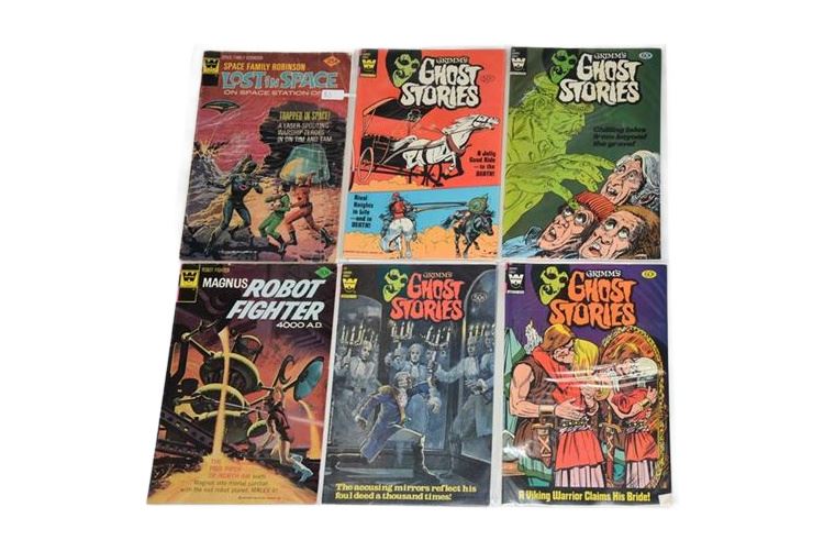 Lost in Space Robot Fighter and Ghost Stories Comics