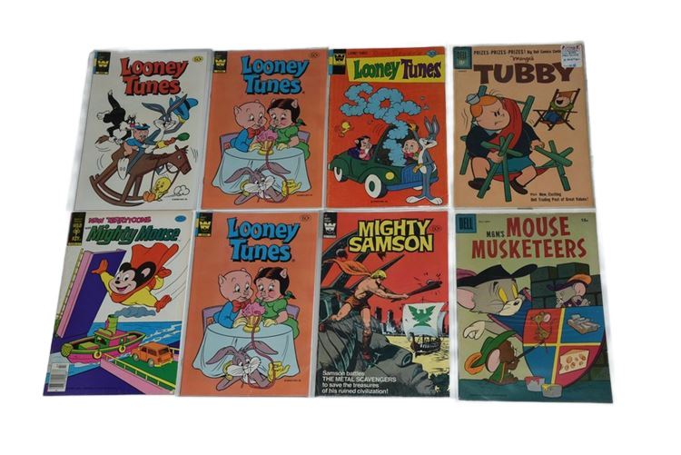 Vintage Comics Looney Tunes Tubby Mighty Mouse Mighty Samson Mouse Musketeers