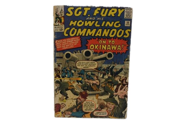 Sgt Fury and His Howling Commandos #10 1964 Marvel Comic Book 1st Captain Savage