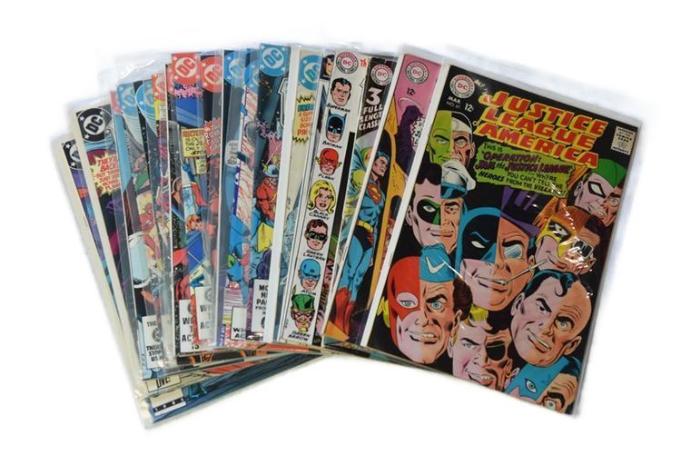 Large Group Justice League America Comic Books