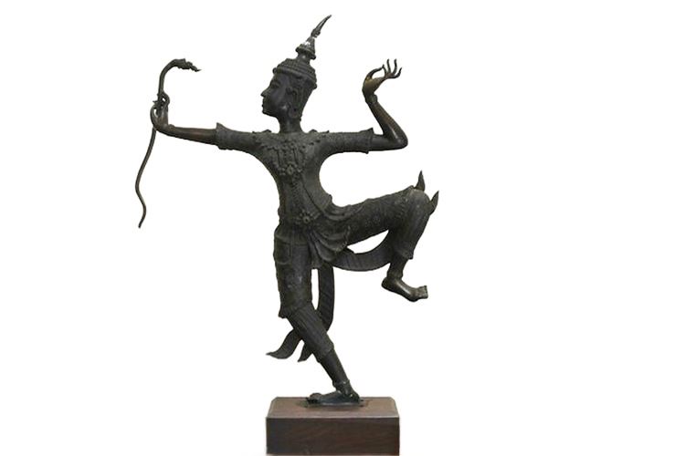 Prince Rama Bronze Dancer Statue