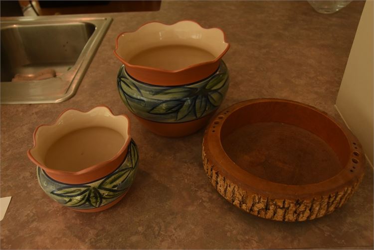 Three (3) Decorative Vases