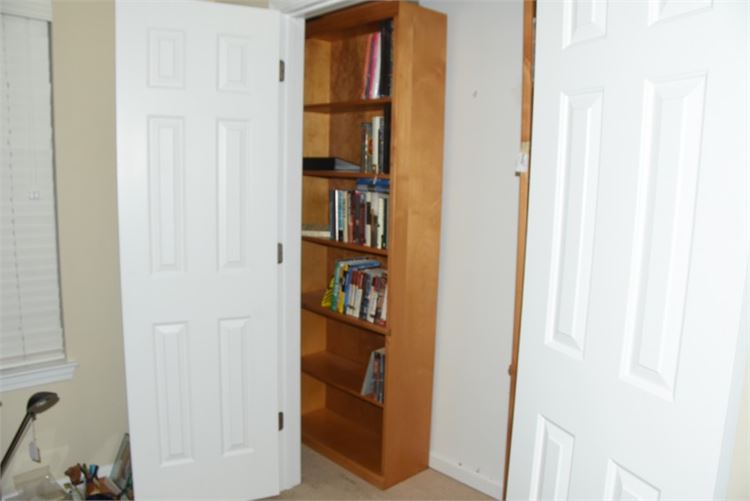 Wooden Bookcase (Contents Not Included)