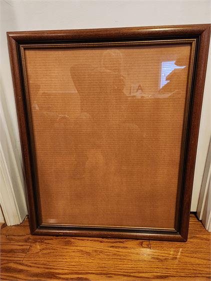 Large wood picture frame, 24x29 1/2"