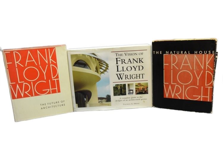 Three (3) Frank Lloyd Wright Coffee Table Books