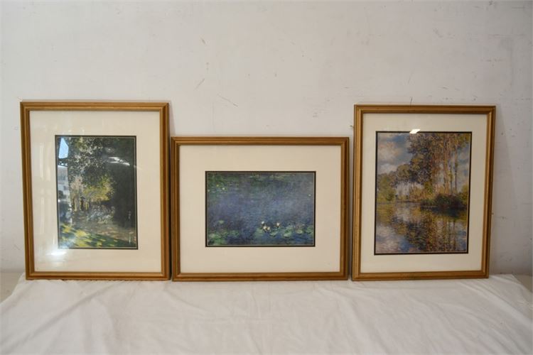 Three (3) Framed Prints