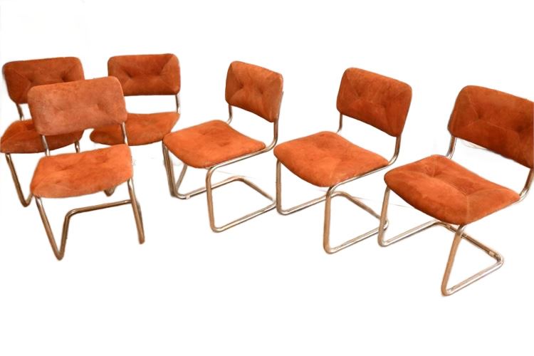 Set Of Six (6) Mid Century Dining Chairs