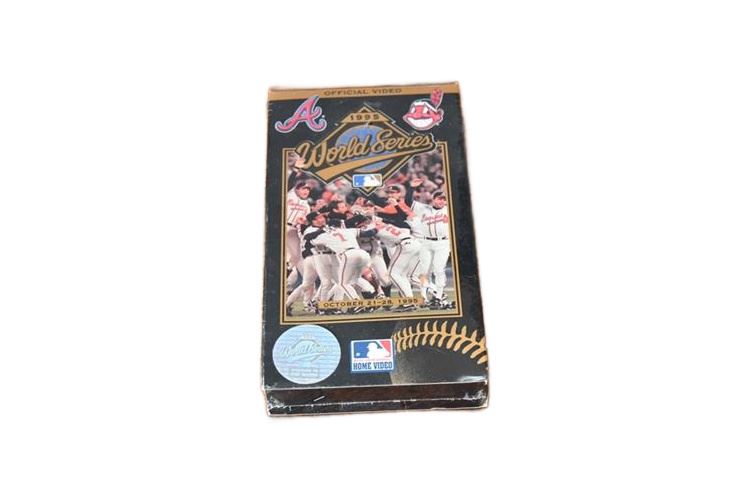 1995 Atlanta Braves/Cleveland Indians World Series Official Video VHS New Sealed