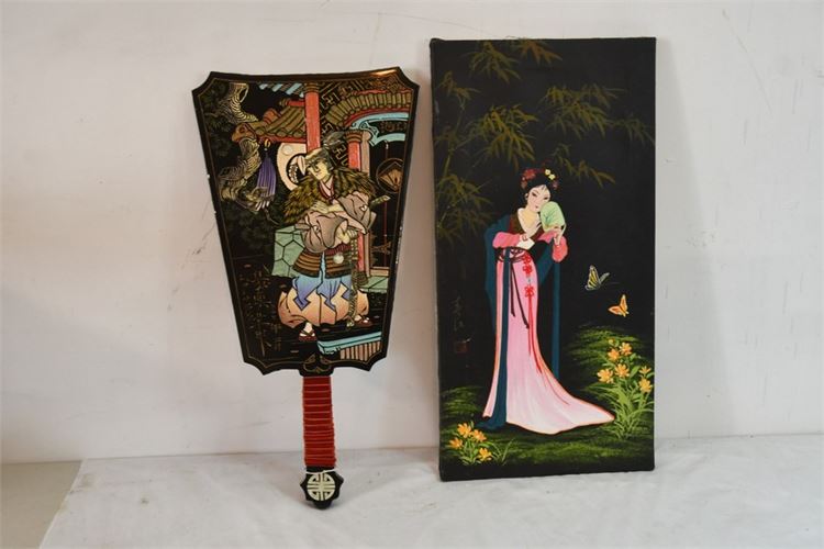 Asian Paddle and Art Panel