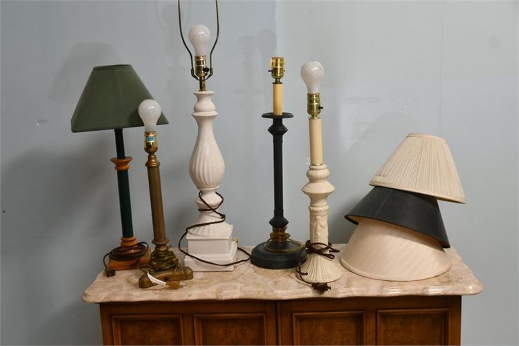 Group Table Lamp and Shades