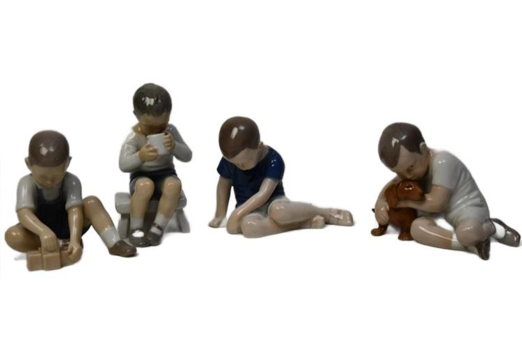 Group Bing and Grondahl Children Figures