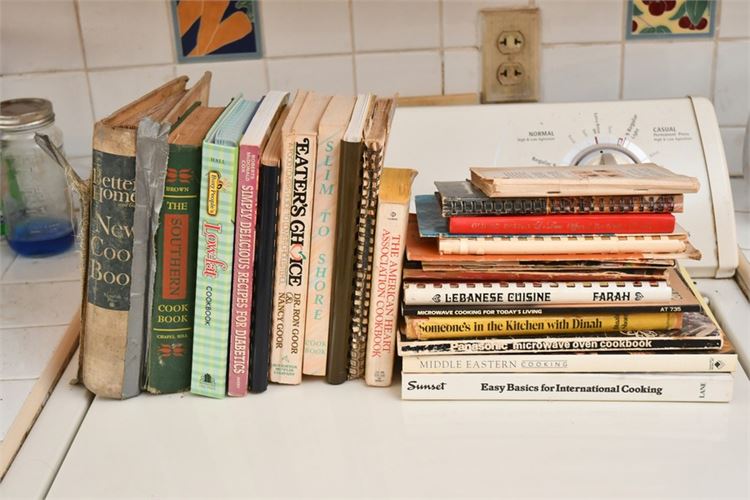 Group Vintage Cook Books