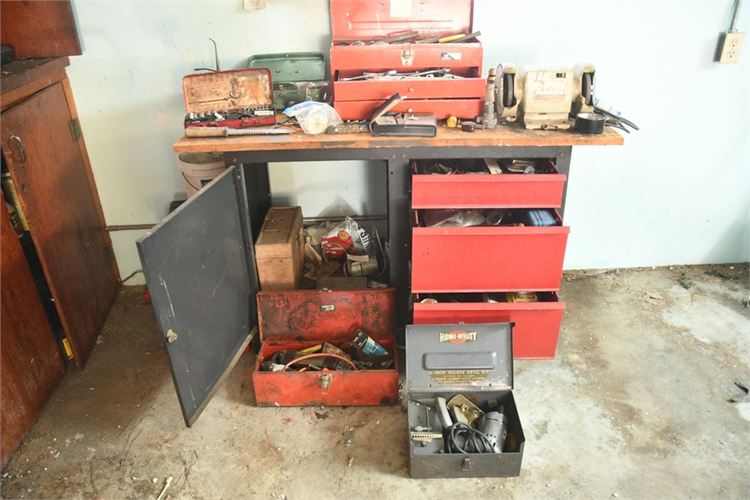 Tool Cabinets and Tools (lots of Craftsman)