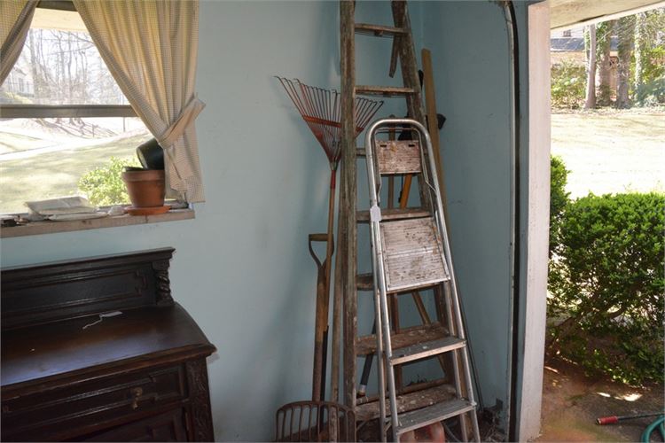 Group Ladders and Garden Tools