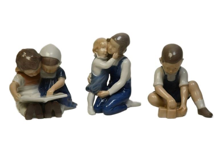 Group Bing and Grondahl Children Figures