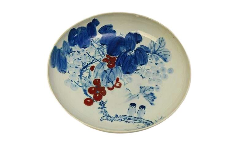 Large Asian Porcelain Bowl
