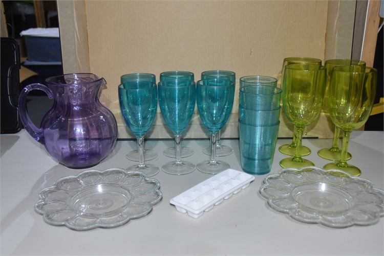 Group Plastic Dishes