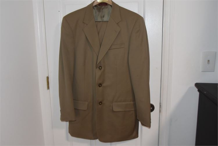 100% Wool Hand tailored Cordovan & Grey LTD 40L Jacket 34 Pants