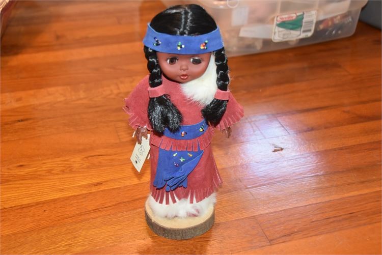 Handmade Native American Doll Made In Canada