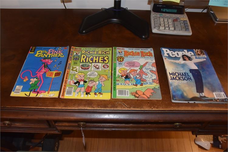 Group Vintage Comic Books and Magazine