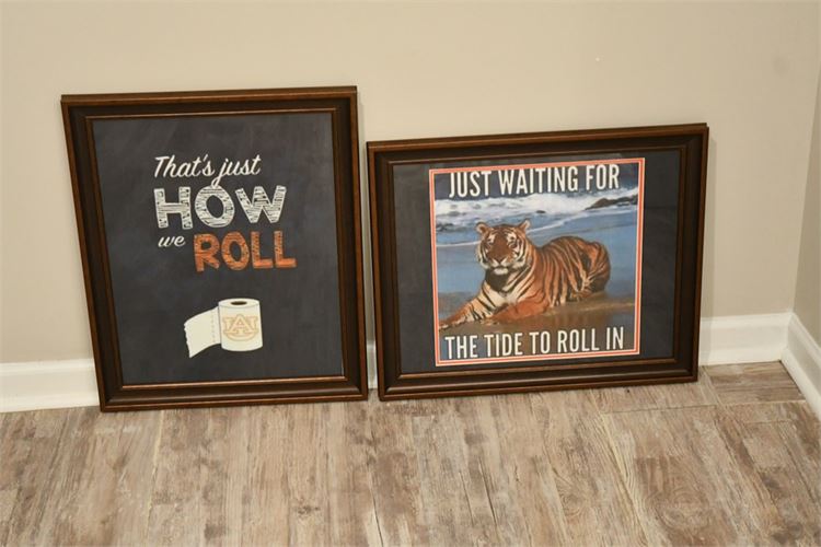 Two (2) Framed Wall Hangings