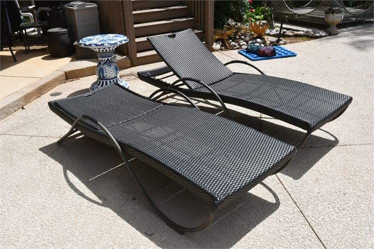 Two (2) Outdoor Lounge Chairs