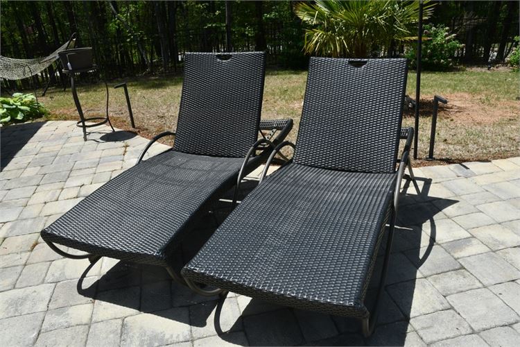 Two (2) Outdoor Lounge Chairs