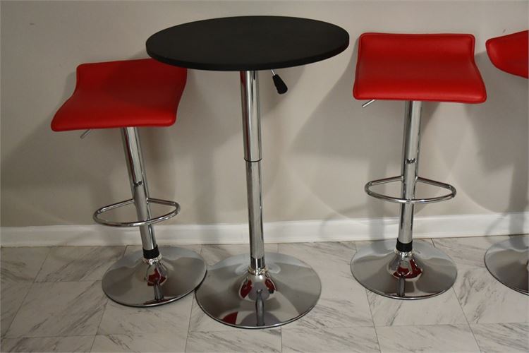 Modern Cafe Table Set (Table and Two Chairs)