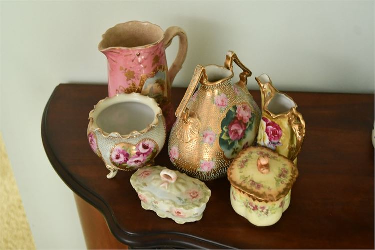 Group Vintage Japanese and French Porcelains