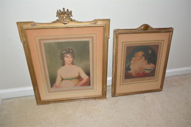 Two (2) Framed Vintage Artworks