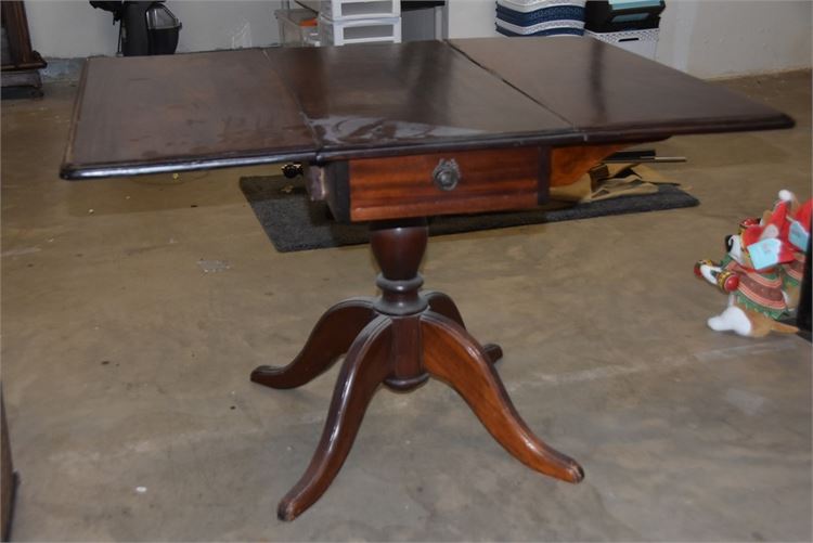 Vintage Wooden Dropleaf Table
