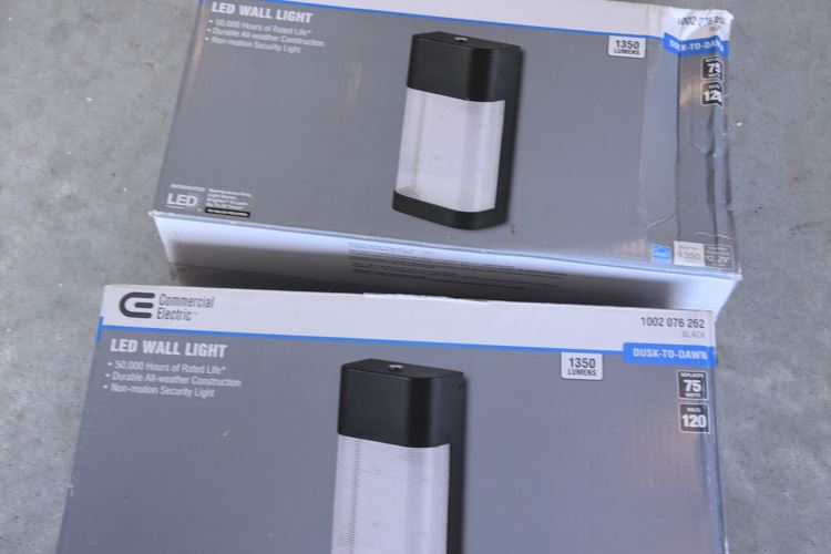 Two (2) Led Wall Lights