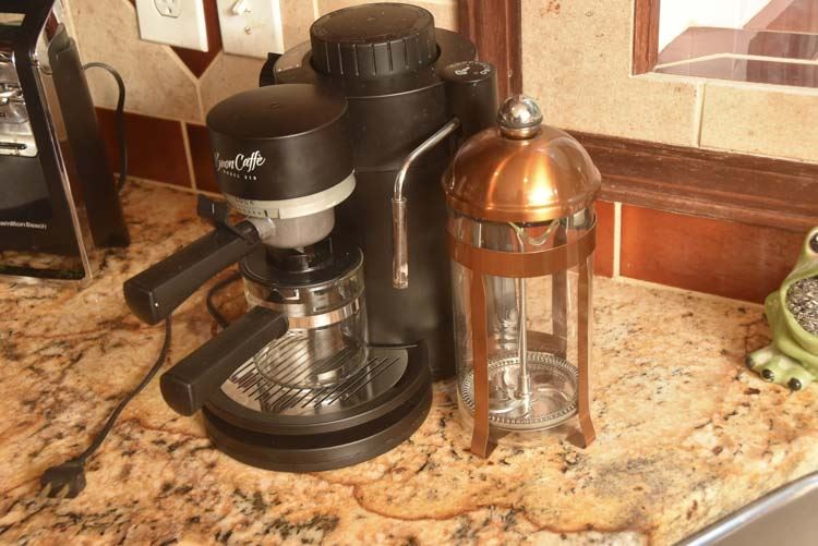Starbucks BUON CAFFE Espresso Machine and French Press